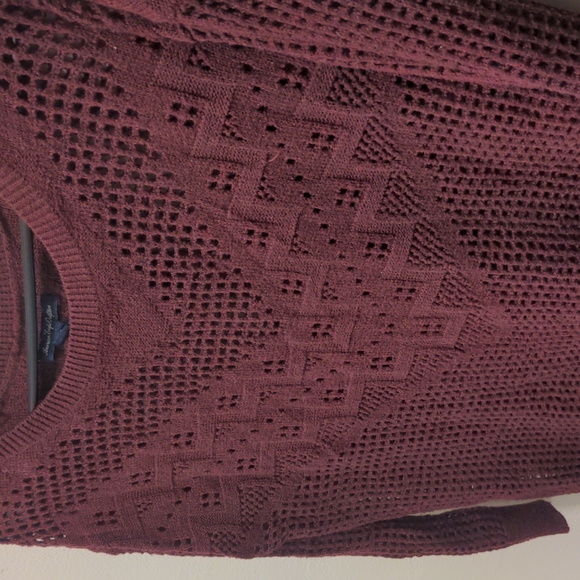 Ruby Open Knit 3/4 Sleeve Sweater - Picture 2 of 12